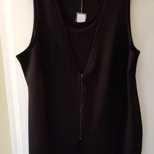 NEW W/TAGS!! NENE LEAKES 2-PIECE DRESS/ TANK DRESS W/ SLEEVELESS JACKET/ SIZE XL
